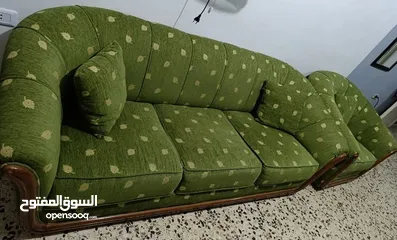  16 اثاث طخم كبير وطخم صغير كورنر وثلاجة كبيرة وغاز صغير