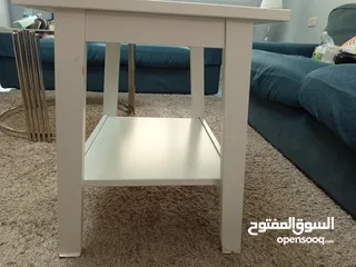  3 طاولة وسط ب 5 مع طاولة جانبية ب 10 من ايكيا