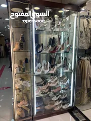  5 بترينه زجاج خمس رفوف