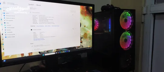  5 pc gaming +شاشة 144hz  للبيع بداعي التحديث