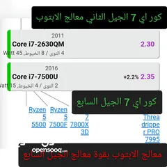  4 لابتوب كور اي سابع core i 7 (اقره الوصف)