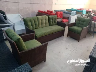  2 اجمل واروع اثاث منزلي من رتان والخبزران وأثاث معدنية ومرجيح وبنك بانك
