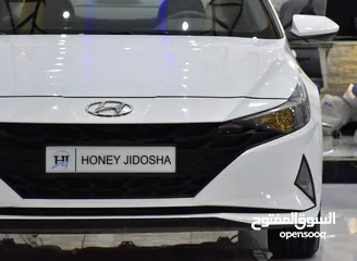  4 Hyundai Elantra ( 2023 Model ) in White Color GCC Specs