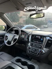  16 شيفروليه تاهو موديل 2020 فحص كامل وارد وصيانة الشركة بحالة الوكالة لون اسود فُل ابوشن ما عدا الفتحة