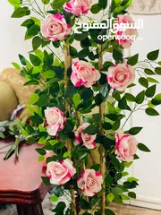  26 أشجار زينه ورد صناعي   متوفر لون احمر فقط  شغل بيتي مرتب بزبط داخلي و خارجي للمنزل وللغرف و للمداخل