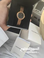  14 ساعة أمبوريو آرماني الأصلية.Emporio Armani Analog, Stainless Steel Band, AR11432, Rose Gold-Black