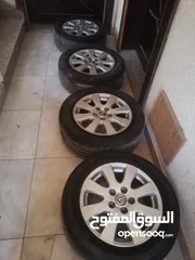  1 جنط كامري اصلي مقاس 16 للبيع بحال ممتازه