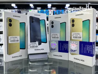 1 جهاز جديد كفاله سنه كامله Samsang A06 128g 12  ram مع بكج هدايا