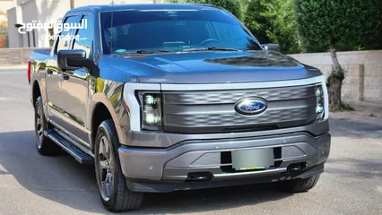  3 f150 lightning 2022 lariat fully loaded فحص كامل