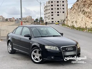  1 سياره اودي A4 للبيع نابلس