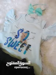  8 لبسة كامله البنوتة من عمر 7/6 شبه جديد بسعر مغري جدآ اللبسه جدآ حلوة كامله مع ببيونه ع الشعر.