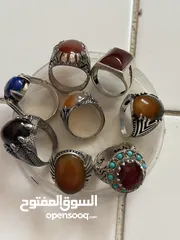  2 خواتم فضة مرتب