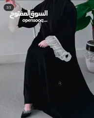  2 أناقة المناسبات تبدأ من هنا... عباية ستاتي من خامة الحبر الفاخرة تنسيقة ملكية