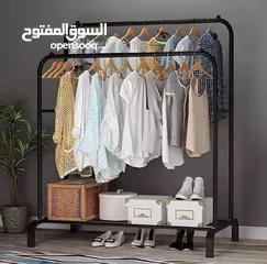  6 فقط 10 دنانير اقوى ستاند معدني لتعليق الملابس متحرك يتحمل وزن بأحدث شكل مميز بالجودة و الشكل