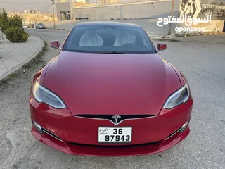  28 Tesla model S 75D 2017  تيسلا