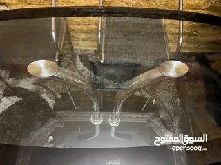  5 طاولة سفره زجاج