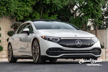  3 2022 Mercedes EQS 450+ Clean Title
