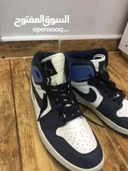  4 Used military blue jordans