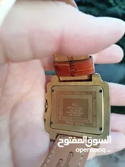  5 ساعة موناليز اصلية مطلية ذهب عليها احجار ألماس