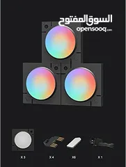  1 Lifesmart Cololight MIX KIT (3 قطع) ، مصابيح LED RGB ، يدعم نظام التشغيل iOS و Android ، اتصال WIFI