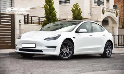  14 ‏Tesla Model 3 Standerd Plus 2023 بدفعة 2000