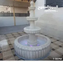  21 ديكورات حجر نوافير شلالات مغاسل فير بليس باربكيو ديكورات شبابيك ومداخل دربزينات ومشربيات اعمده
