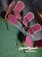  1 كراسي بحاله ممتازه كلهم  