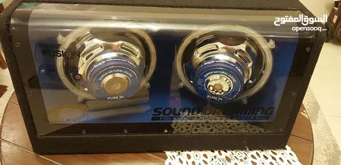  2 سماعة SUB سيستم مع إضاءة LED