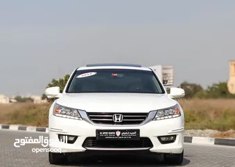  2 Honda Accord 3.5L v6 2014 GCC accident-free in excellent condition