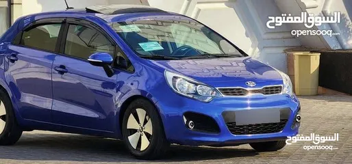  2 KIA RIO 2012 كيا ريو 2012 هاتش باك فل كامل مع فتحه أعلى مواصفات