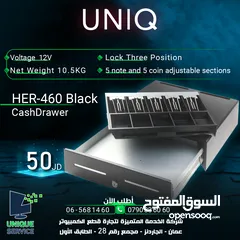  1 درج/صندوق كاش  Cash Drawer HER-460 Black POS