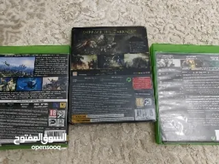  2 cd Xbox one modern warfare+GTA5+dark souls 3 كل ده ب 1500