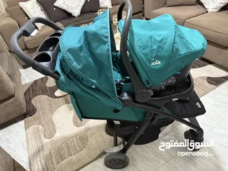  3 عرباية أطفال travel system Joie