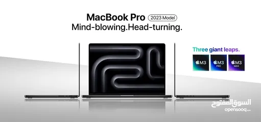  4 Macbook Pro 14.2" M3Max 36GB/1TB  New /ماك بوك برو 14.2" 36GB/1TB M3Max