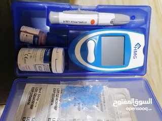  5 اجهزة قياس نسبة السكر في الدم عدد 3 اجهزة نوعيات مختلفه كما موضحه بالصور المرفقة استخدام قليل جدا