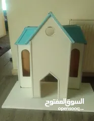  1 Frozen theme cat castle قلعة قطط  Handmade صناعة يدوية  For Indoor & Outdoor use داخل او خارج المنزل