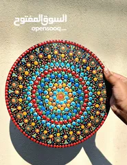  5 Mandala Dot Artwork  (Shining bright)