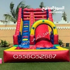  6 نطيطات الرياض...للإيجار  ملعب صابوني زحليقه صابونيه نطيطه متاهات الرياض