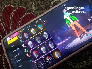  1 حساب فري فاير من 2018 ولكن ما مشحون فيه lvl56