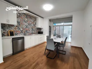  22 شقة جديدة مفروشة مع حديقة للإيجار – عين منجد  شارع إسكان المهندسين
