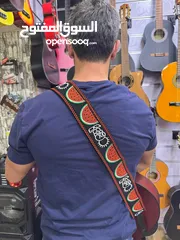 2 حزام جيتار / عود تطريز ( فلسطين الحبيبه )