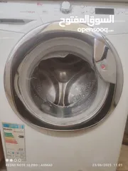  2 غساله هوڤر إيطالي سعة 8 كيلو السرعه1400 دوره