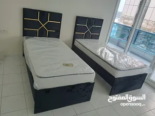  19 brand new single bed with mattress Available