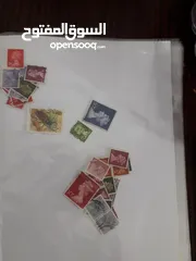  19 طوابع قديمة منذ اكثر من 50 عام