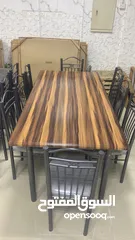  4 Dining Table Marble and Wood
