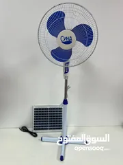  1 مروحة طاقة شمسية وشحن