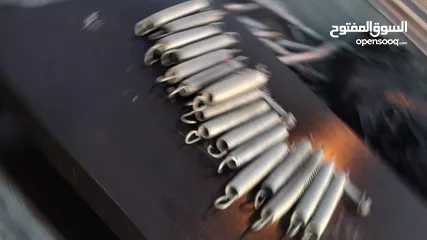  10 جميع قطع غيار ترامبولين شبك و ارضية و واقي زمبرك وزمبركات وحديد.