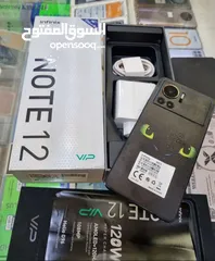  1 انفنكس نوت ت 12 Vip مستعمل نضيف  13رام 256جيجا شاحن 120w