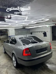  8 سكودا اوكتافيا بنزين اوتماتيك اصل حكومي مطور 1.6 بحالة الوكاله موديل 2007