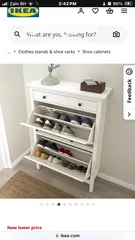  2 Ikea shoe cabinet